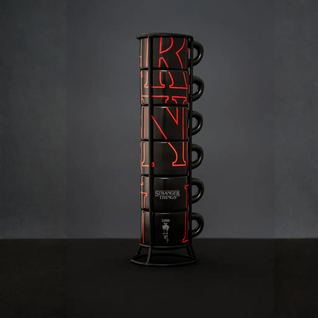Set Tazas Apilables Stranger Things Bialetti