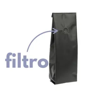 ¿Qué es ese agujero o válvula en la bolsa de café?