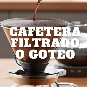Cafeteras de filtrado manual, V60, goteo, Chemex y métodos pour over para preparación de café.