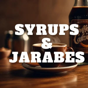 Syrups y jarabes para endulzar y darle un toque de sabor a tu café.