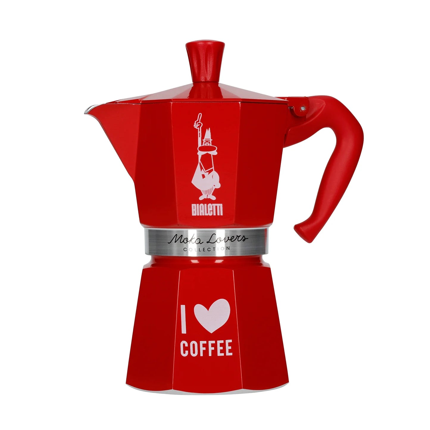 Cafetera Moka Express Roja Love 6 Tazas Bialetti