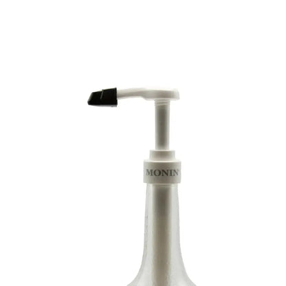 Bomba dispensadora de jarabe MONIN 750 ml con tapa negra y surtidor