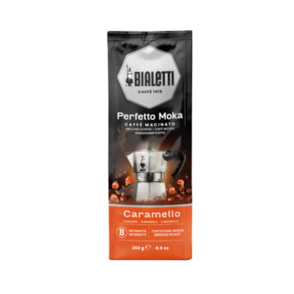 Bolsa de café molido Bialetti Perfecto Moka Caramello, 250 g