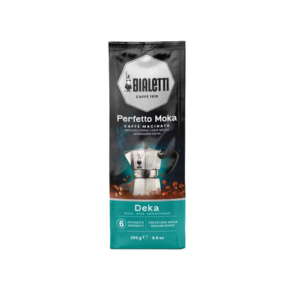 Bolsa de café molido Bialetti Perfetto Moka Deka, 250 g