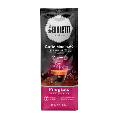 Bolsa de café molido Bialetti Pregiato Delicato 250 g, tostado medio