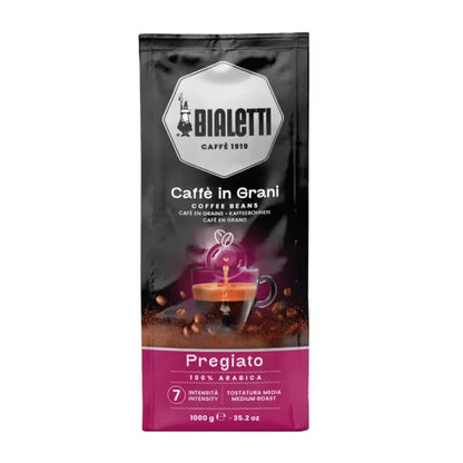 Bolsa de café en grano Bialetti Pregiato, 1000 g, tueste medio