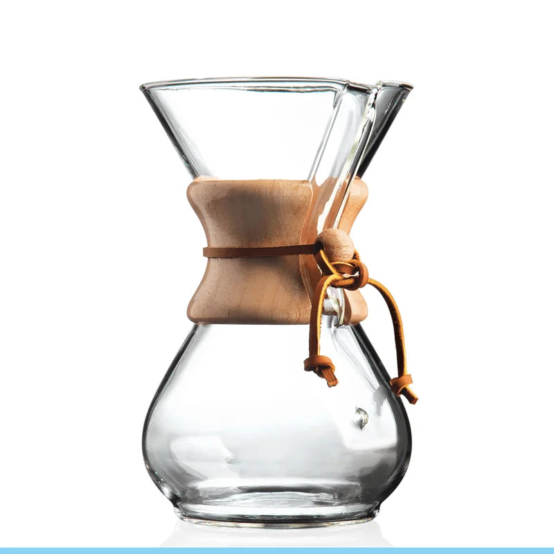 Cafetera Chemex Clásica – Pour Over 3, 6 u 8 Tazas