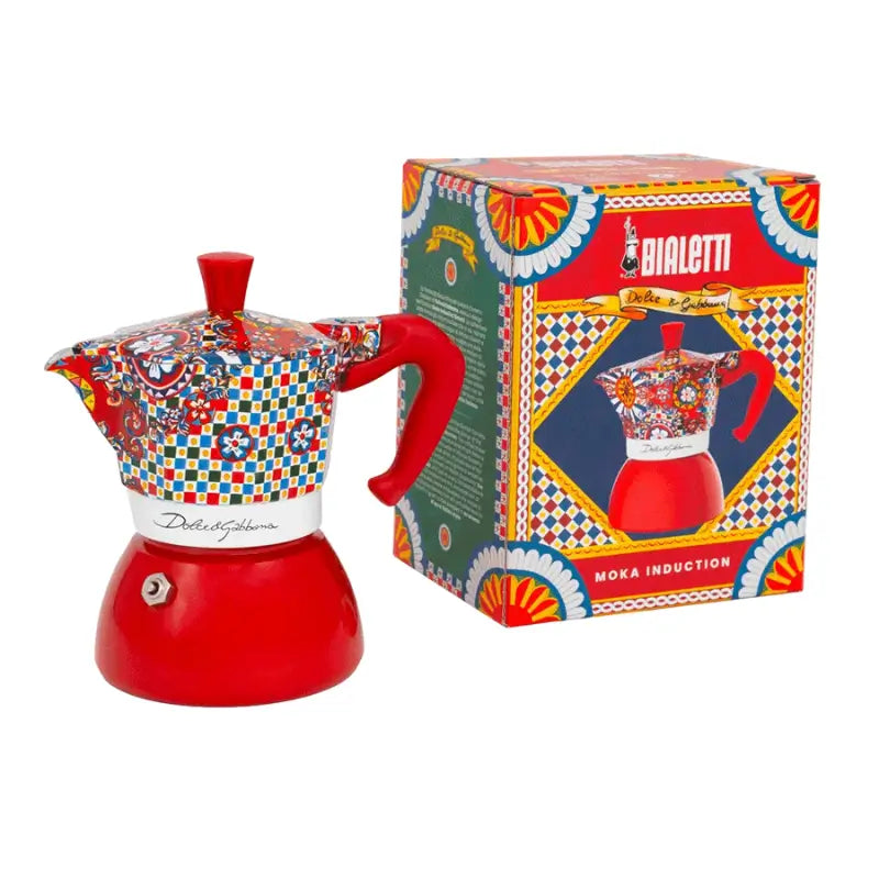 Cafetera Moka Inducción Dolce&Gabbana Carretto Siciliano Bialetti