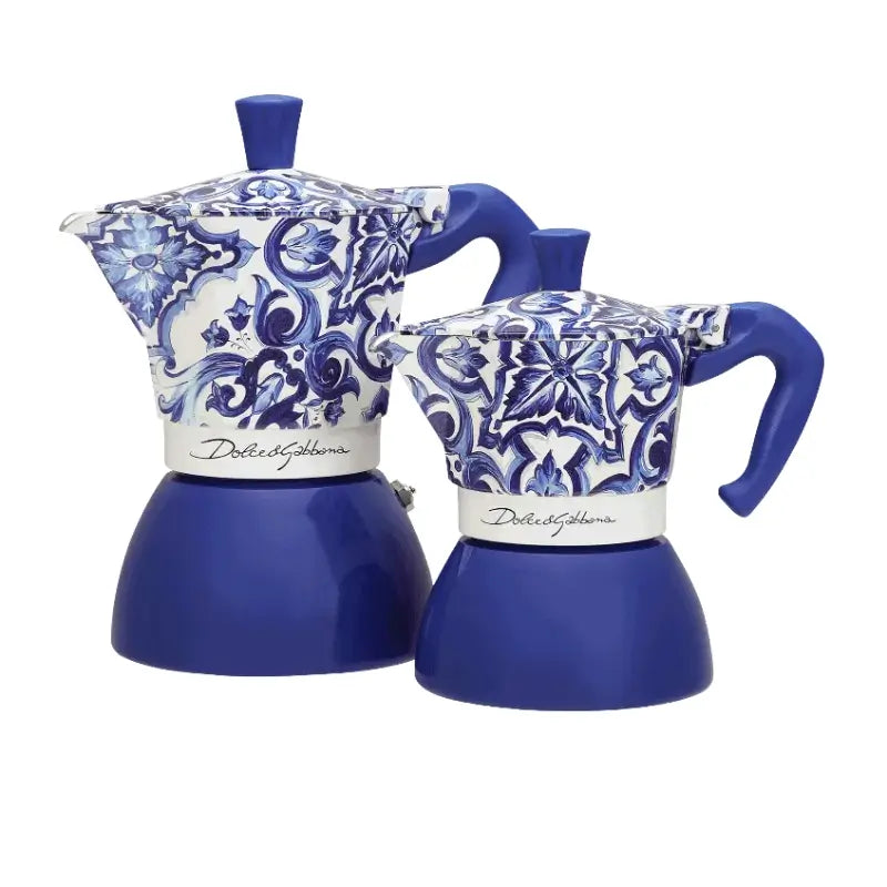Cafetera Moka Inducción Dolce&Gabbana Blu Bialetti