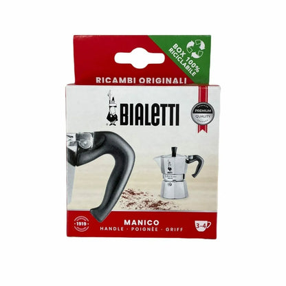 Paquete de repuesto original Bialetti con mango negro, para 3-4 tazas