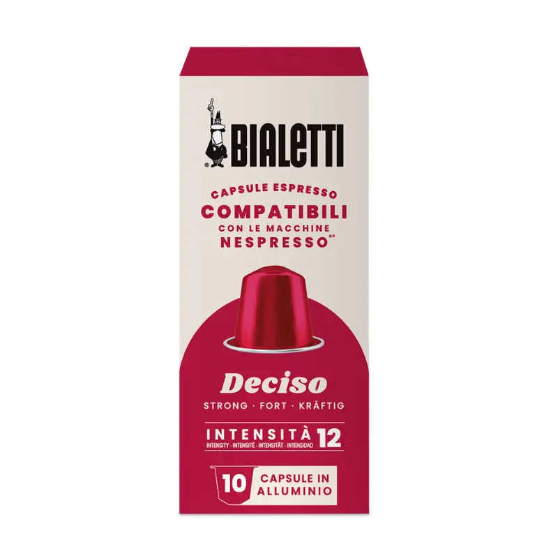 Cápsulas de Café Deciso Intenso Bialetti para Nespresso