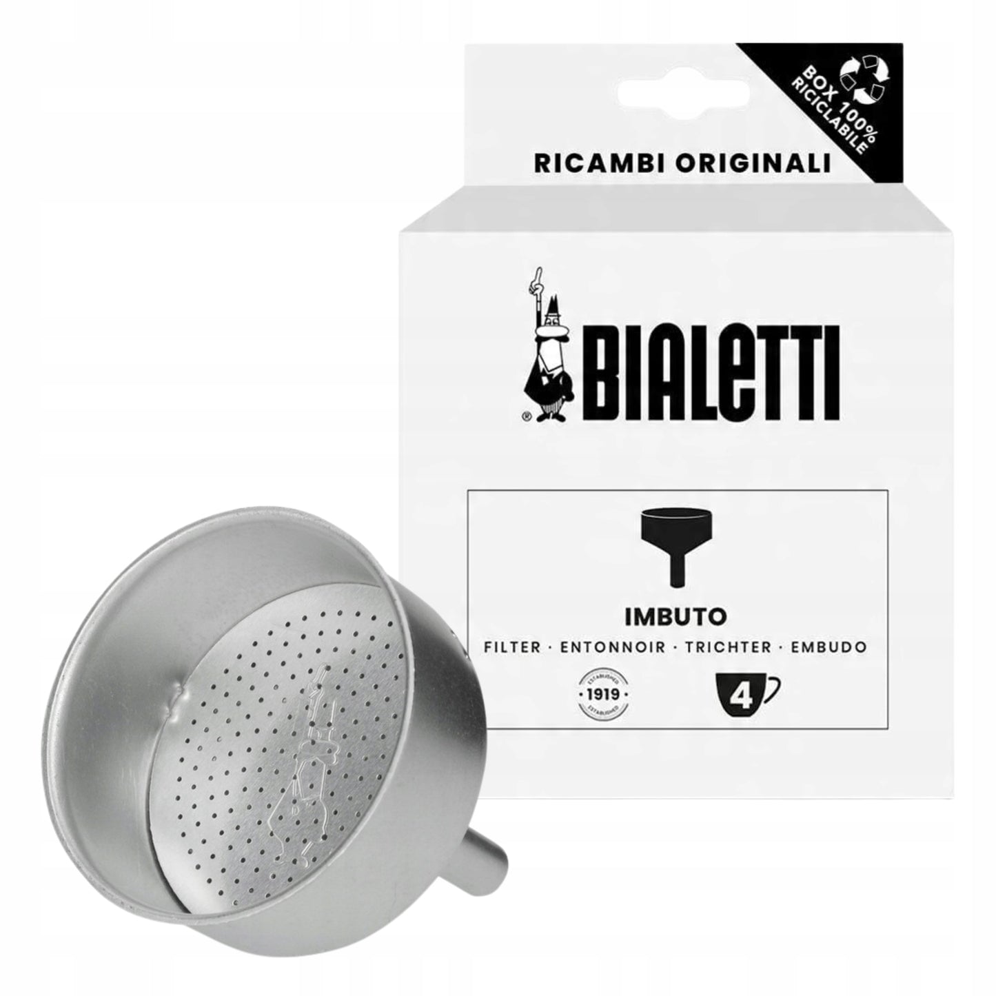 Repuesto Embudo Filtro Bialetti Linea New Brikka