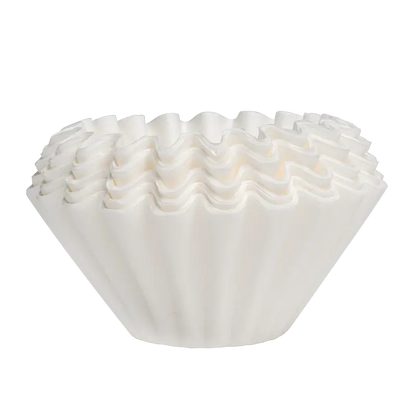 Filtro de papel Timemore para B75, blanco con pliegues en forma de cono