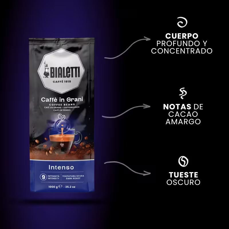 Café en Grano Intenso Bialetti