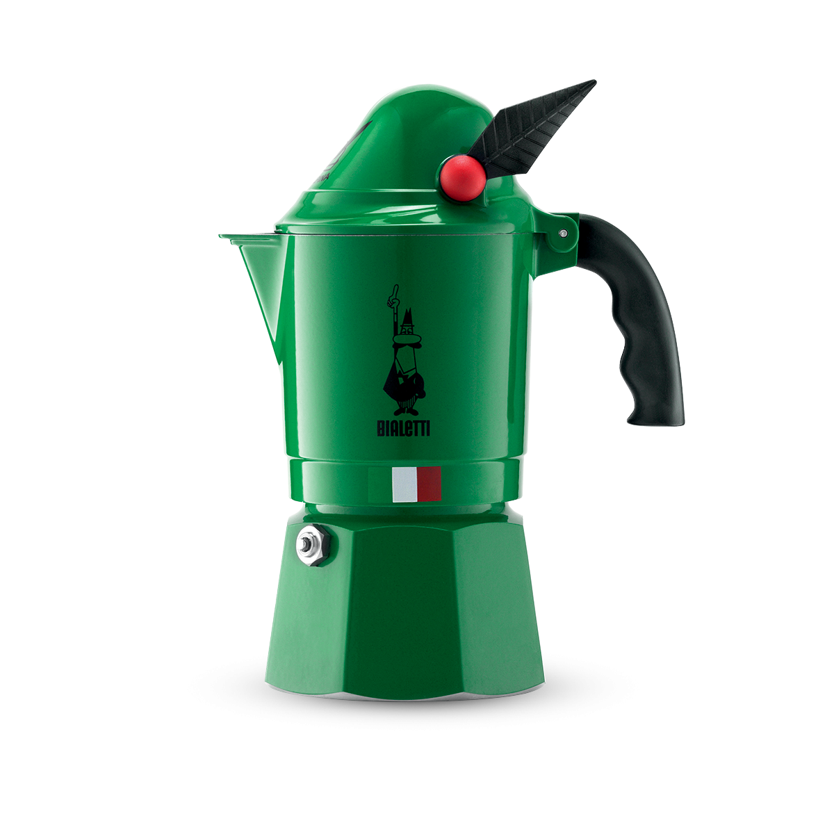 Cafetera Moka Alpina verde 3 Tazas 130ml Bialetti