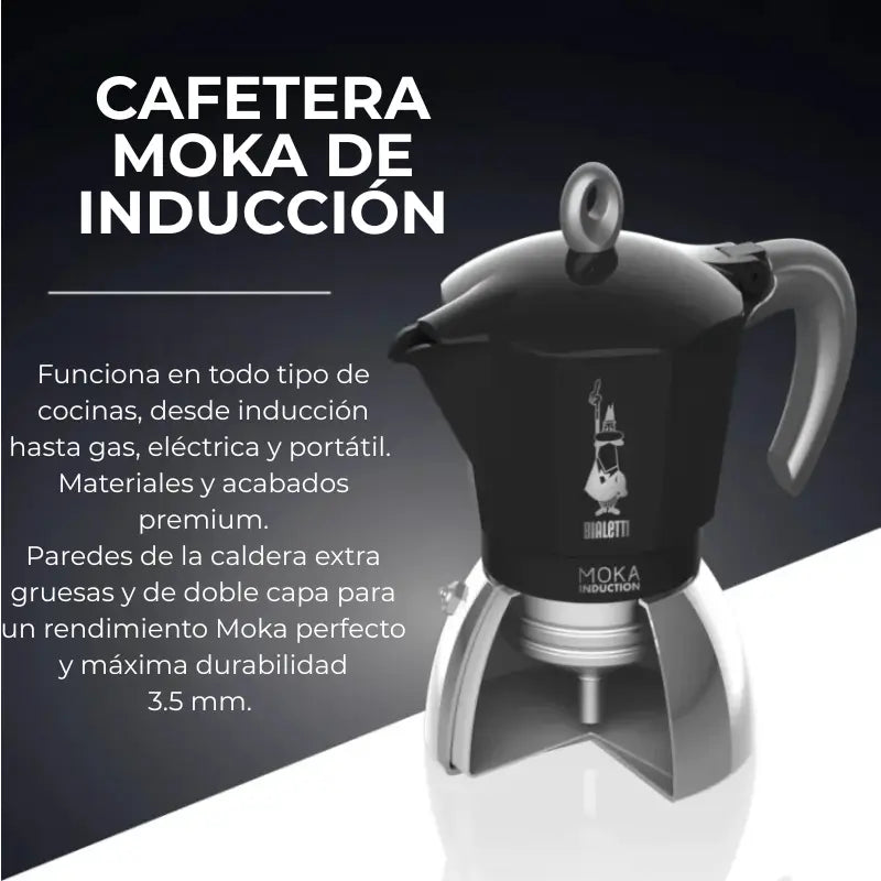 Cafetera Italiana Moka Inducción Bialetti