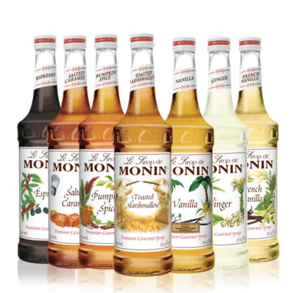 Set de jarabes para café Monin, surtido de botellas de 750 ml