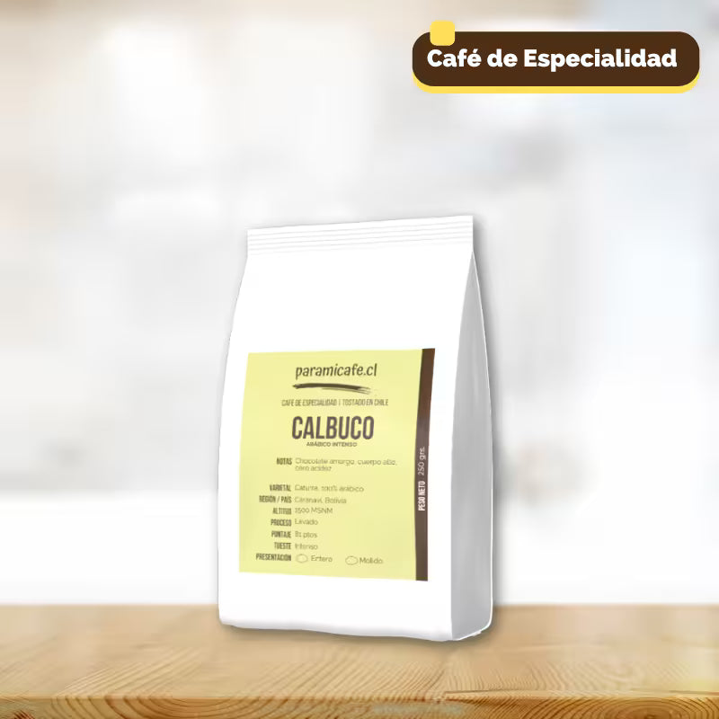 Calbuco – Café de Especialidad Molido 100% Arábica Intenso Tueste Italiano 250g
