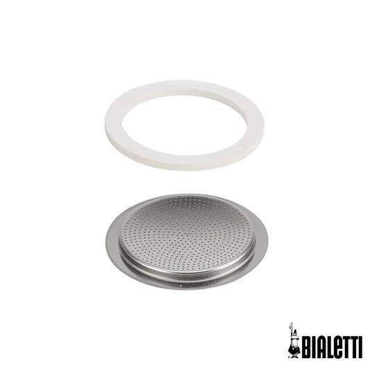 Repuesto Empaquetaduras y Filtro para Moka Bialetti Línea Aluminio
