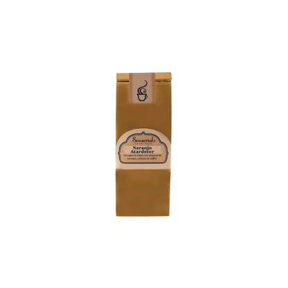 Bolsa de té negro sensorial Naranjo Atardecer, empaque dorado de 50 g