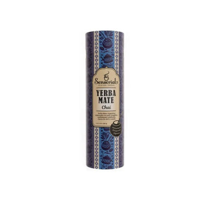 Tarro de yerba mate Sensorial Chai, envase cilíndrico, 250 g