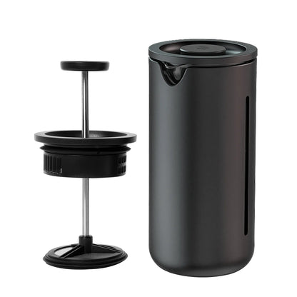 Prensa francesa Timemore 450 ml negra con émbolo y piezas de filtro
