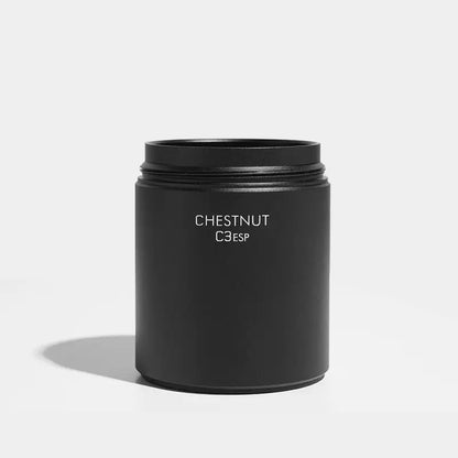Recipiente del molino de café negro con etiqueta CHESTNUT C3ESP