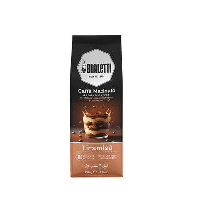 Bolsa de café molido Bialetti sabor tiramisú, 250 g, Caffè Macinato