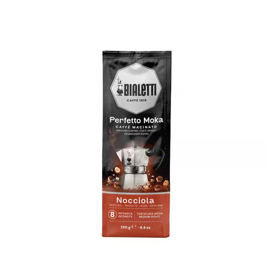 Café Molido Perfetto Moka Avellanas 250grs Bialetti