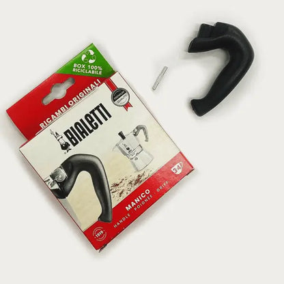 Mango negro de repuesto para Moka Bialetti y caja original de recambio