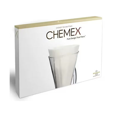 Caja de filtros de papel CHEMEX, blanco, 100 unidades