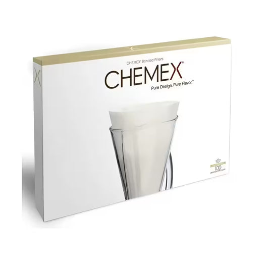 Caja de filtros de papel CHEMEX, blanco, 100 unidades