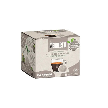 Caja de cápsulas ESE Bialetti Corposo, 50 unidades