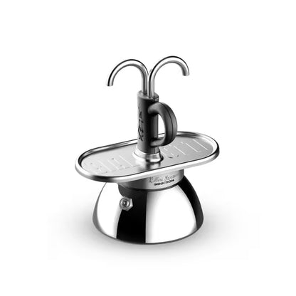 Cafetera Mini Induction Bialetti con base metálica y soporte superior