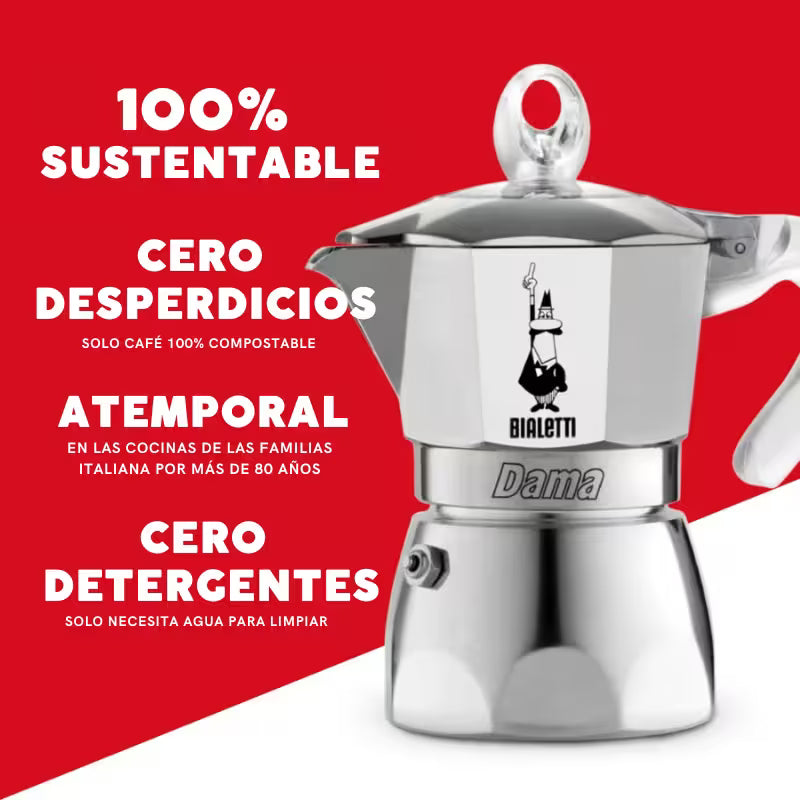 Cafetera Dama Pure Ice 3 Tazas Bialetti