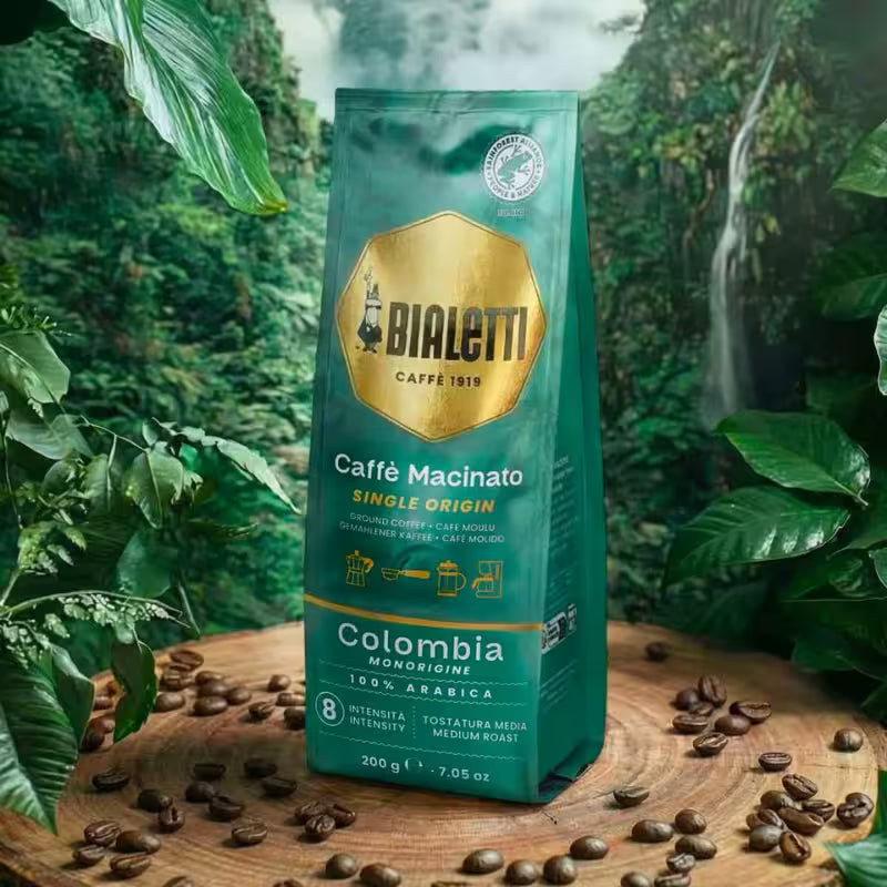 Café Molido Colombia Arábico 200grs Bialetti