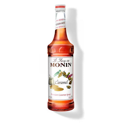 Jarabe para café Monin Caramelo, botella de 750 ml