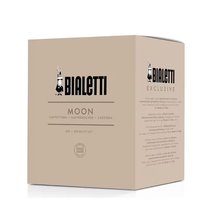 Cafetera Italiana De Acero Moon Exclusive Bialetti