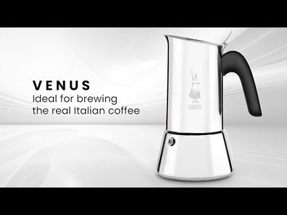 Cafetera Italiana de Acero Venus Bialetti