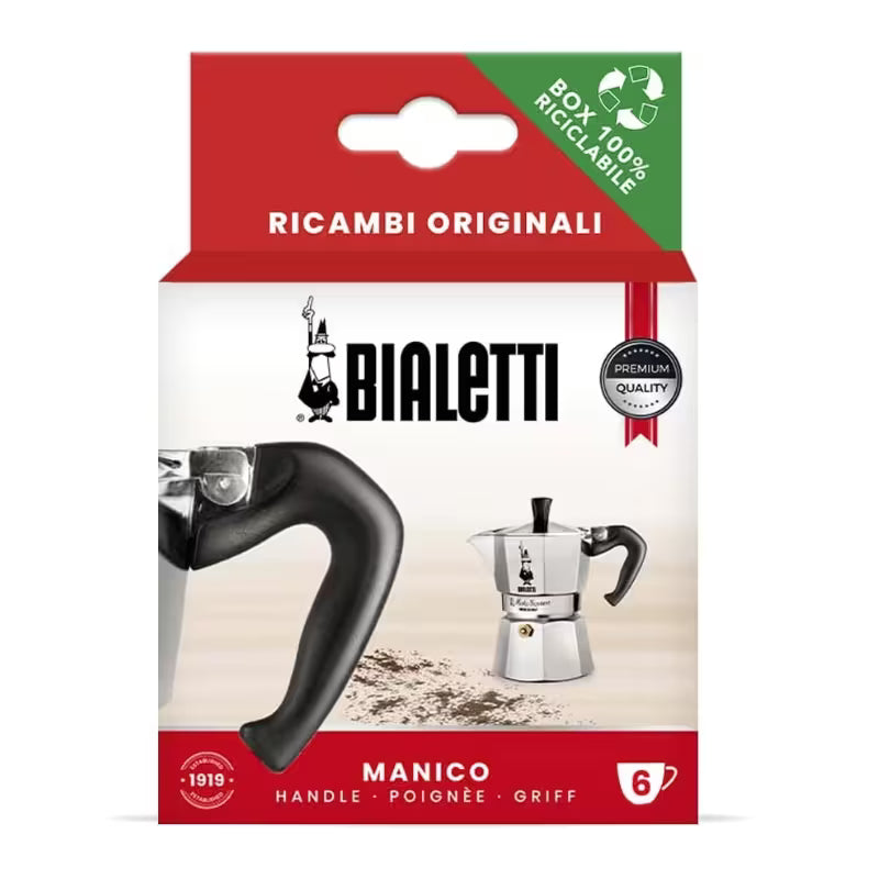 Repuesto de mango Bialetti, empaque original, para 6 tazas