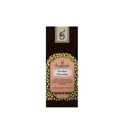 Infusión Sensorial Rooibos Chocolate en bolsa marrón con etiqueta