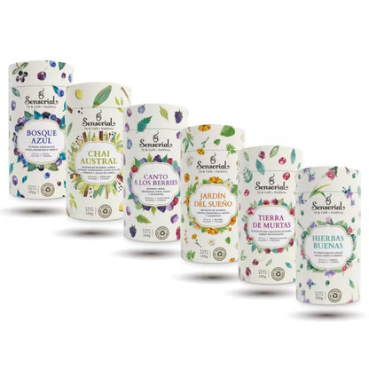 Set de tarros de infusión Sensorial 100 g con variedades surtidas