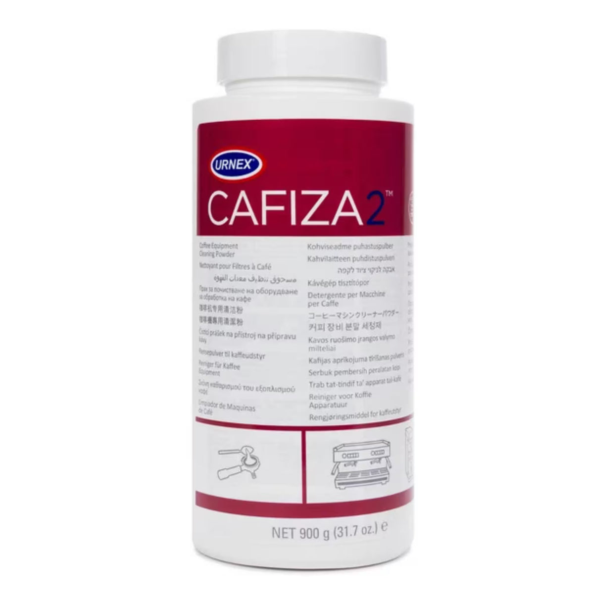 Limpiador Urnex Cafiza 2 en Polvo – 900grs