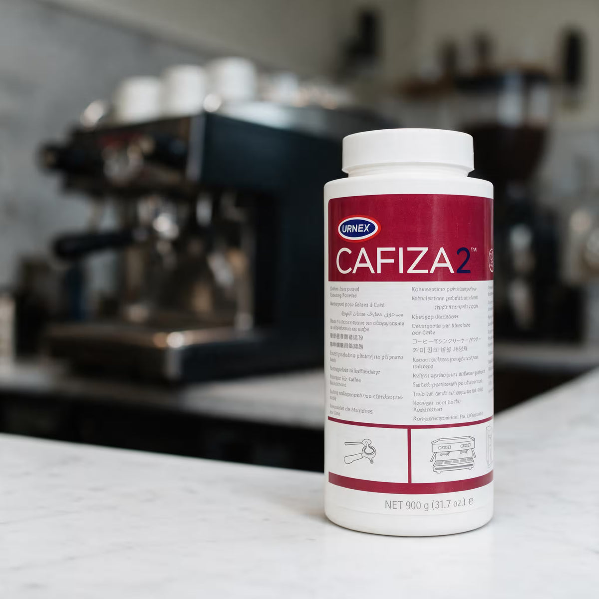 Limpiador Urnex Cafiza 2 en Polvo – 900grs