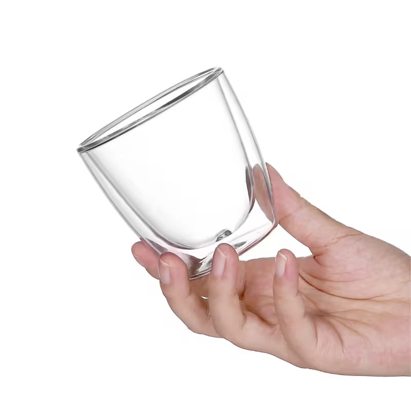 Vaso de Vidrio de Doble Pared