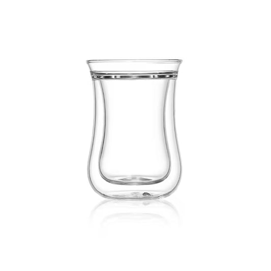 Vaso de Vidrio de Doble Pared 80ml Turco
