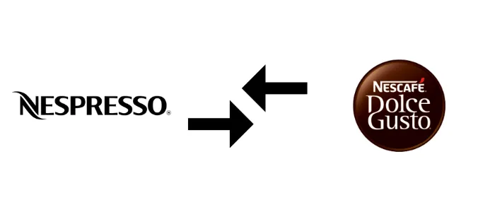 Comparación Nespresso versus Dolce Gusto