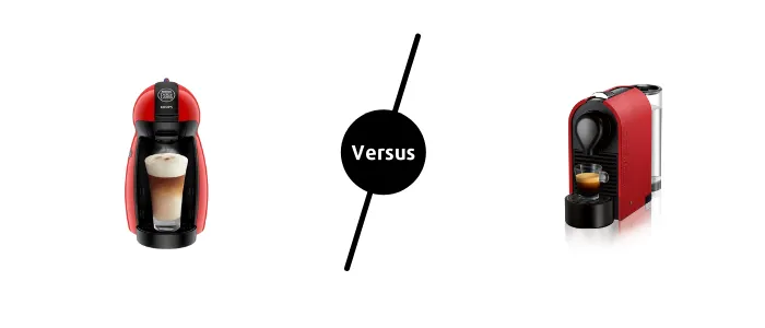 Comparación Nespresso versus Dolce Gusto
