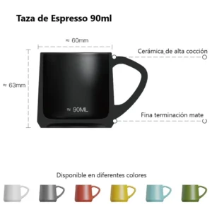 Detalle Taza 90ml