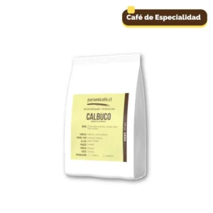 Café de Especialidad: 100% Arábico, tueste intenso, notas de chocolate amargo y baja acidez. Bolsa de 250 grs.